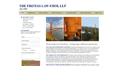 Desktop Screenshot of freitaslaw.com